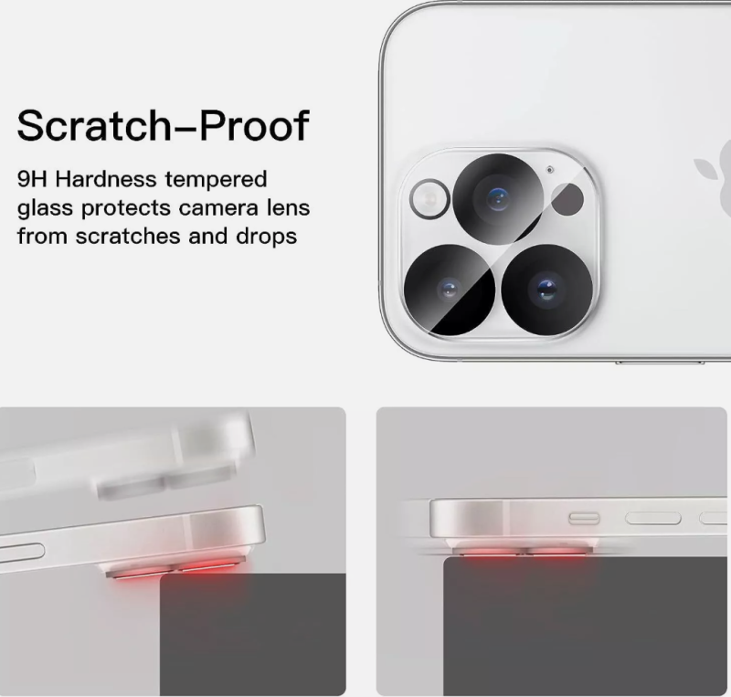 Rear Camera Lens Protector for iPhone 14 / 14 Plus / 14 Pro / 14 Pro Max | 9H Tempered Glass Shield - Image 3